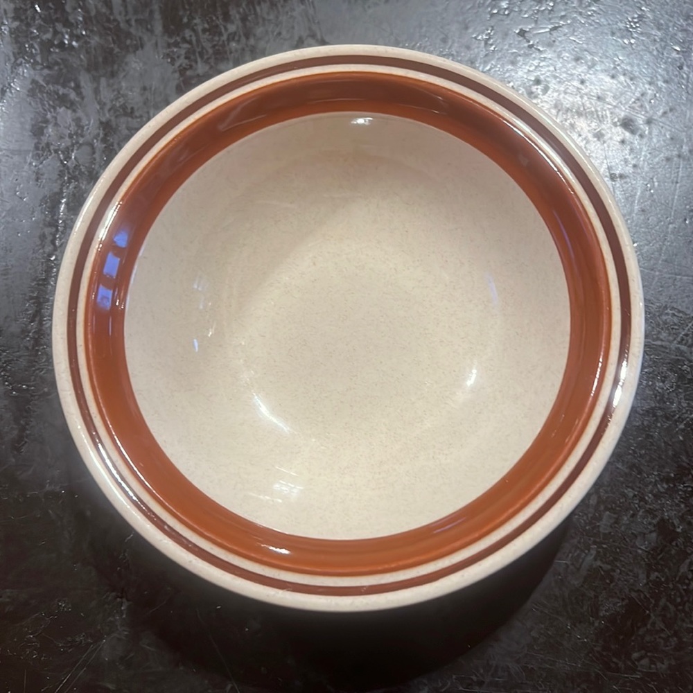 Contemporary Hand painted Chateau Bowl Soup Cereal